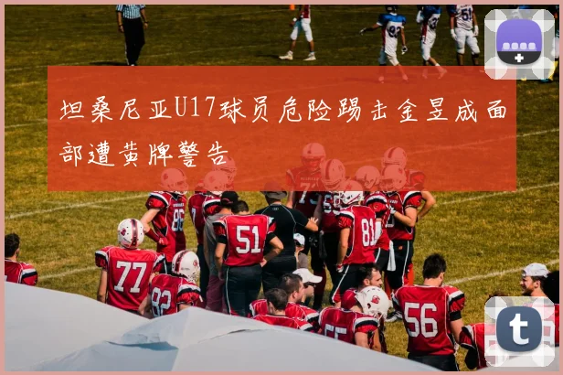 坦桑尼亚U17球员危险踢击金昱成面部遭黄牌警告